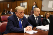 Former U.S. President Trump's criminal trial over hush money payment, in New York City