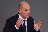 German Chancellor Olaf Scholz gives government declaration on European Council and NATO summit