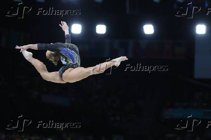 Flavia Saraiva no qualificatrio da ginstica artstica em Paris