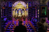 Diwali celebrations at Neasden Temple in London