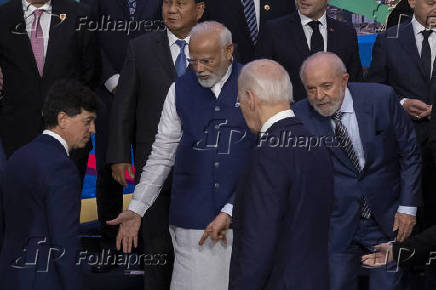 Chefes de estado posam para foto oficial de encerramento do G20