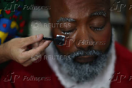 Christmas celebration in Cidade de Deus slum in Rio de Janeiro