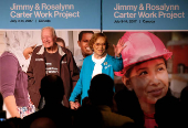 FILE PHOTO: Former U.S. President Carter back at Habitat project in Winnipeg