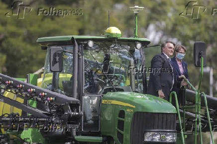 Bolsonaro durante evento em Sorocaba (SP)