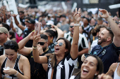 Copa Libertadores - Fans gather in Brazil to watch the Libertadores Final