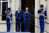 Portugal's President Marcelo Rebel de Sousa visits the Netherlands