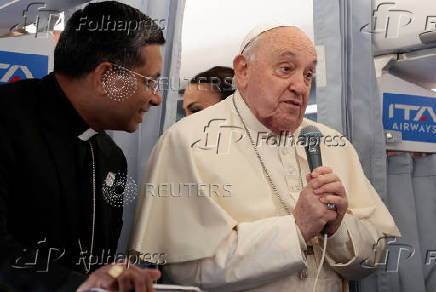 Pope Francis visits Corsica