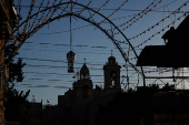 The Church of the Nativity ahead of the arrival of the Latin Patriarch of Jerusalem, Pierbattista Pizzaballa, in Bethlehem