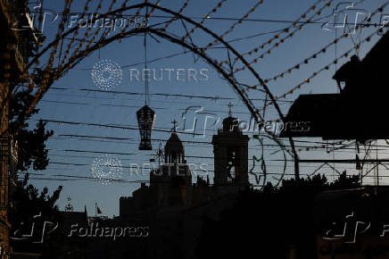 The Church of the Nativity ahead of the arrival of the Latin Patriarch of Jerusalem, Pierbattista Pizzaballa, in Bethlehem