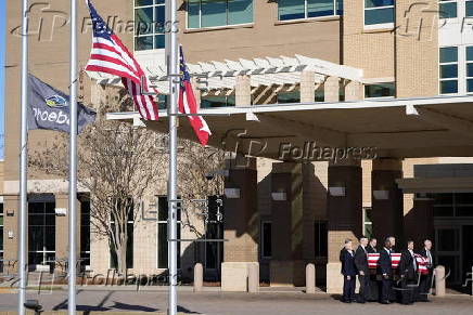 Funeral procession for former US president Jimmy Carter