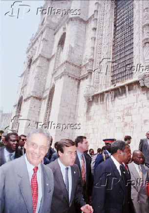 O presidente Fernando Henrique