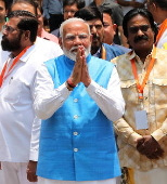 Prime Minister Narendra Modi filed his nomination papers for the general elections
