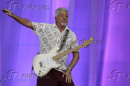 Show de Lulu Santos no palco Mundo do Rock in Rio