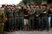 Funeral of Israeli soldier Sergeant First Class Nazar Itkin, in Kiryat Ata