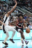 NBA: Portland Trail Blazers at San Antonio Spurs