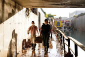 Aftermath of the flooding caused by heavy rains in Massanassa, Valencia