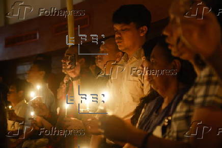 Christmas Eve mass at Immanuel Church in Jakarta