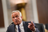 Robert F. Kennedy Jr., testifies before a Senate Finance Committee confirmation hearing, in Washington