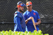 MLB: New York Mets-Workouts