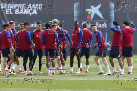 El FC Barcelona prepara su partido ante la UD las Palmas