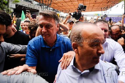 Bolsonaro  recebido em Florianpolis pelo governador Jorginho Melo