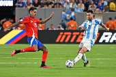 Partida entre Chile e Argentina pela Copa Amrica 2024