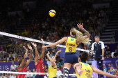 Semifinal de vlei de quadra feminino, nas Olimpadas de Paris 2024