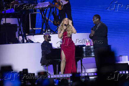 Show da cantora Mariah Carey em So Paulo.