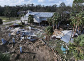 Aftermath of Hurricane Helene in Florida