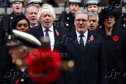 Remembrance Sunday ceremony in London