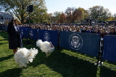 US President Biden pardons two turkeys on annual Thanksgiving tradition