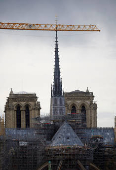 The Notre-Dame de Paris cathedral before its reopening