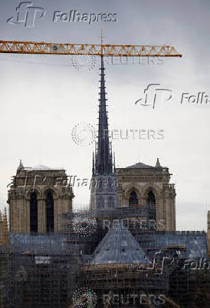 The Notre-Dame de Paris cathedral before its reopening