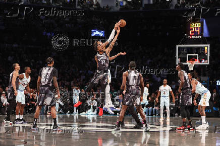 NBA: San Antonio Spurs at Brooklyn Nets