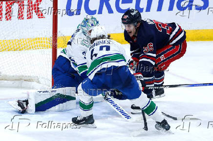 NHL: Vancouver Canucks at Winnipeg Jets