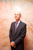Retrato de Sergio Rial, presidente do Santander no Brasil