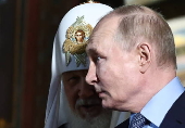 Russian President Putin visits Russian monastery Trinity Lavra of St. Sergius