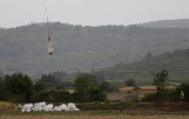 Preparations for flooding in Austria