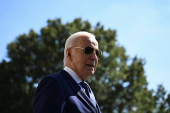 U.S. President Biden departs the White House in Washington