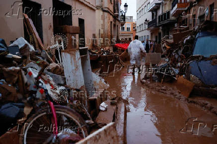 Aftermath of floods in Spain