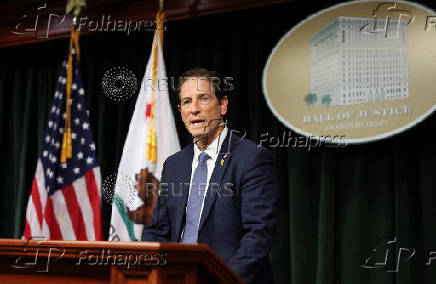 Members of Jose and Kitty Menendez?s family meet with District Attorney Hochman to press for the resentencing of Erik and Lyle Menendez's first-degree murder convictions, in Los Angeles