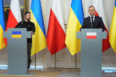 Ukraine's President Zelenskiy visits Poland