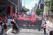 Manifestao contra a escola 6x1 em So Paulo