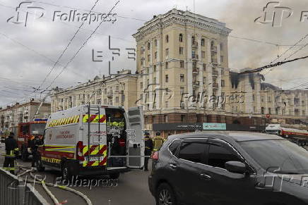 At least seven people dead and 26 others injured in a Russian rocket attack on Dnipro