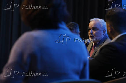 O presidente da Petrobras, Jean Paul Prates, durante evento em So Paulo