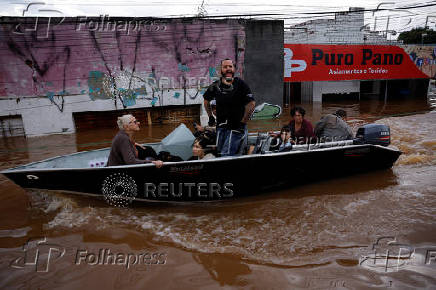 Flooding due to heavy rains in Rio Grande do Sul state