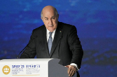 FILE PHOTO: Algerian President Tebboune attends St Petersburg International Economic Forum