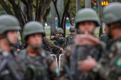 Fuerzas de seguridad se preparan para el inicio del G20 en Rio