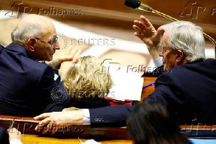 Questions to the government session at the National Assembly in Paris