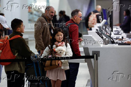 The day before Thanksgiving travel at LaGuardia Airport in the Queens borough of New York City